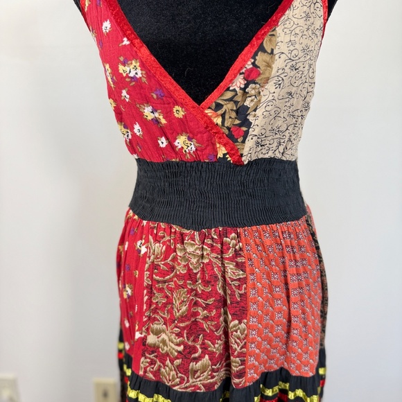 Gypsy Maxi Dress by MAJIC Boho Patchwork Small - Picture 4 of 8